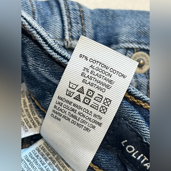 Lucky Brand Lolita Super Skinny Light Blue Slightly Distressed Jeans Size 6 - Picture 13 of 16